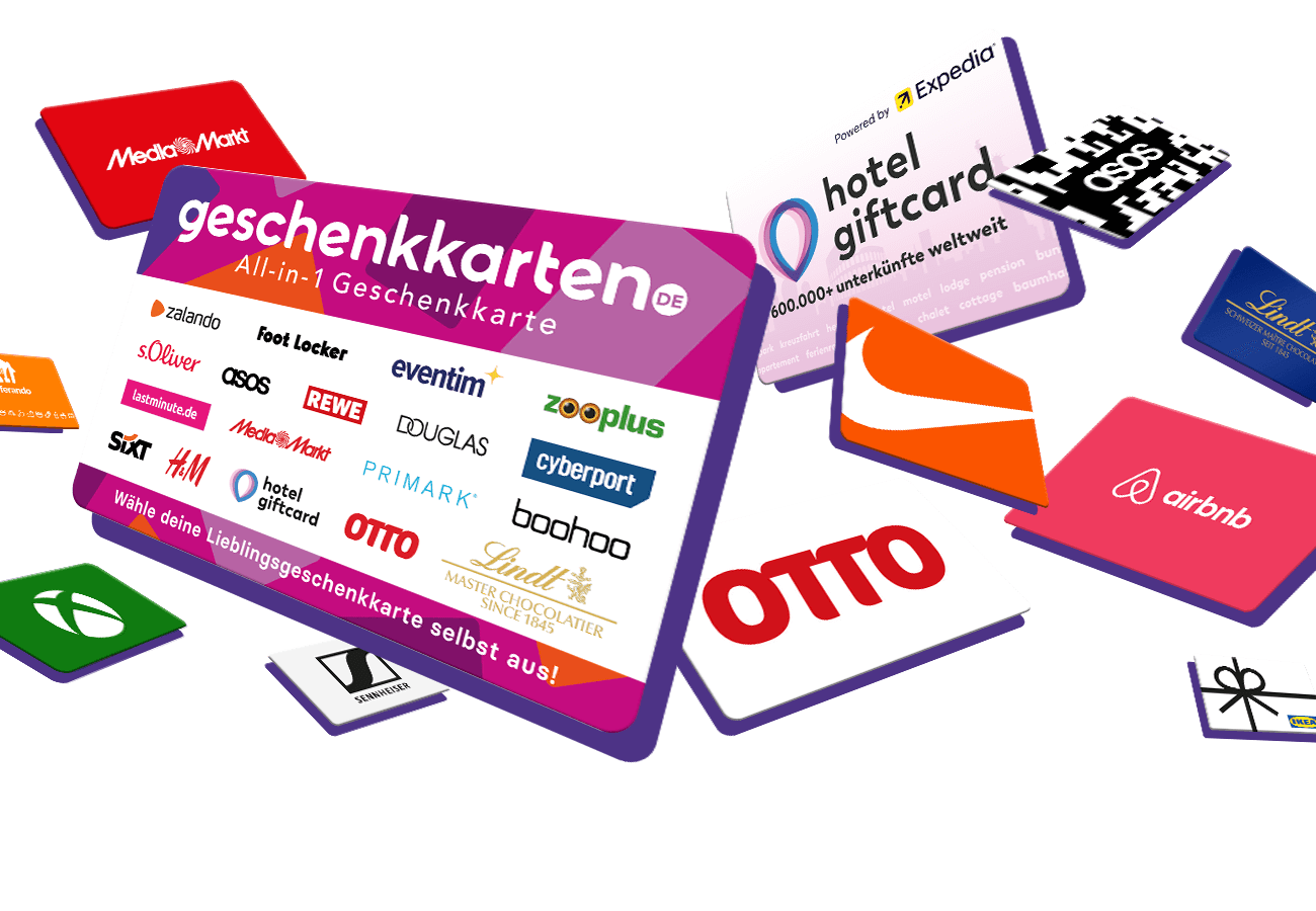 Geschenkgutscheine kaufen Vielfalt an Geschenkkarten online