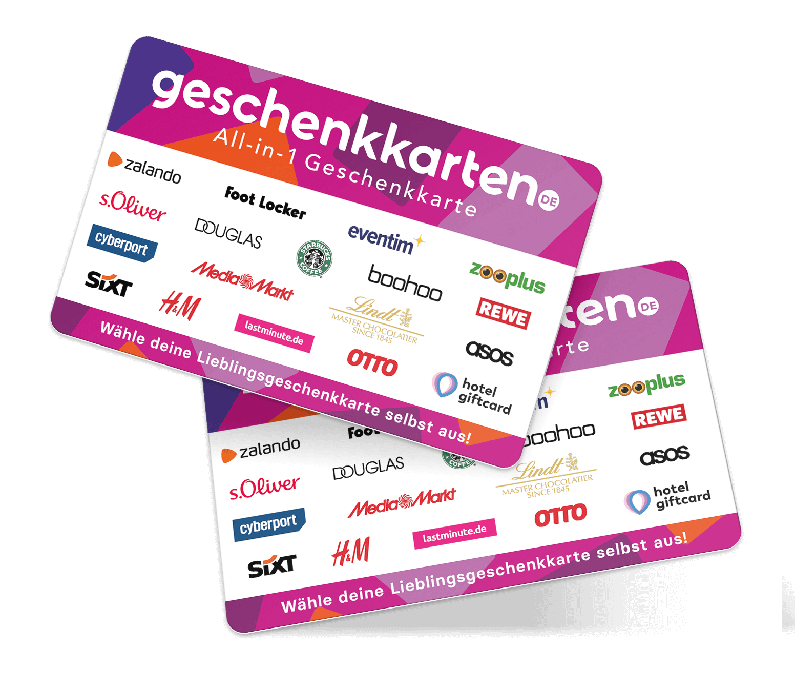 all/in1 geschenkkarten