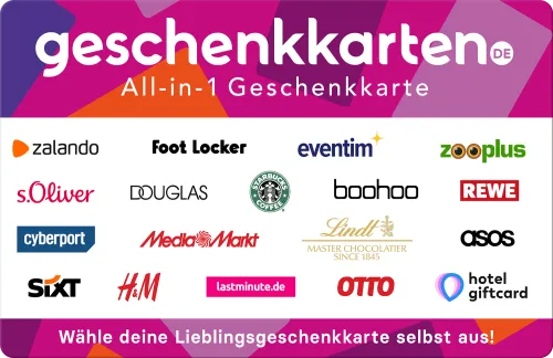 All-in-1 Geschenkkarte