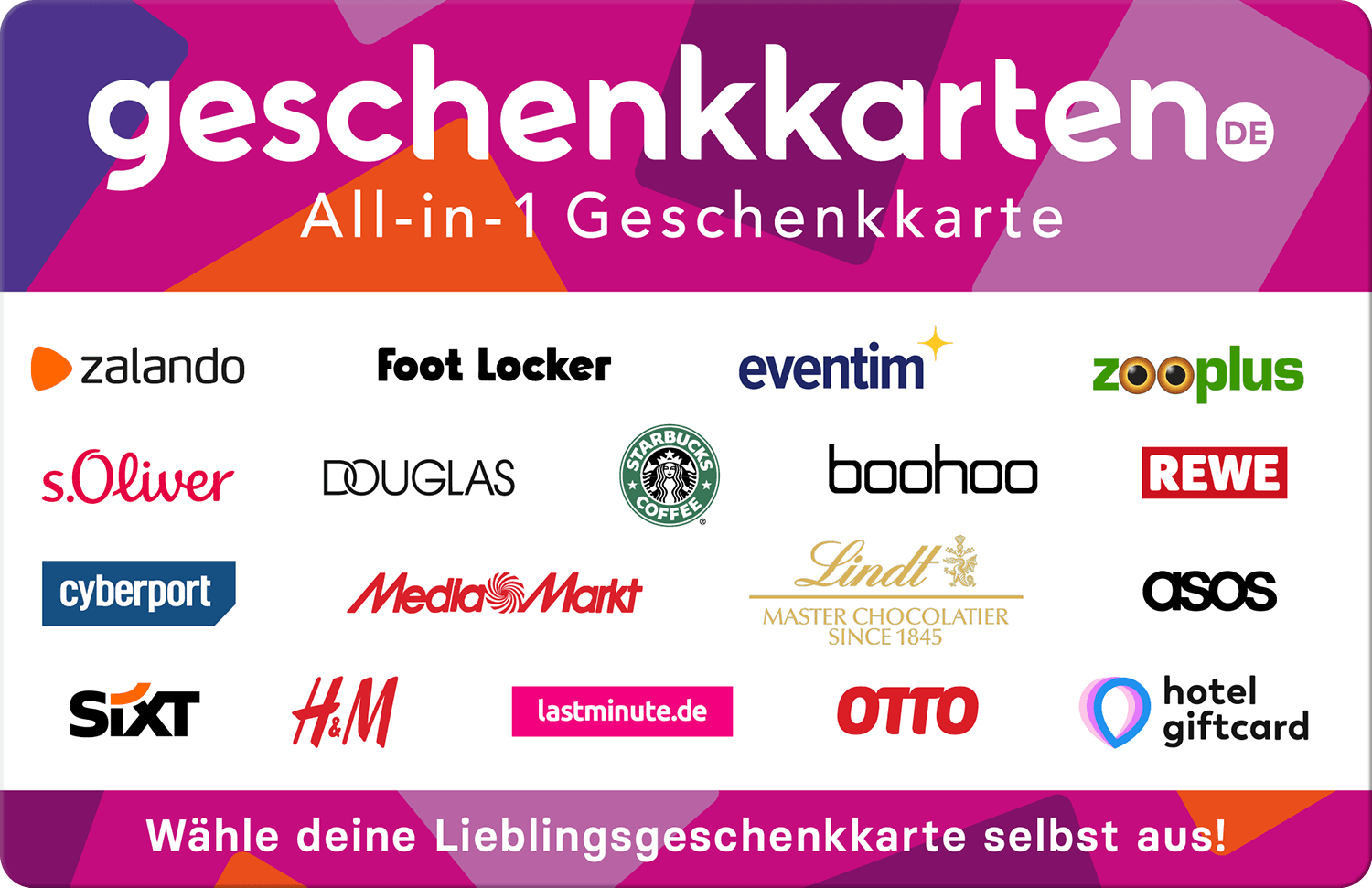 All-in-1 Geschenkkarte