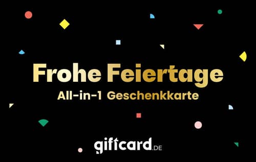 All-in-1 Frohe Festtage Geschenkkarte