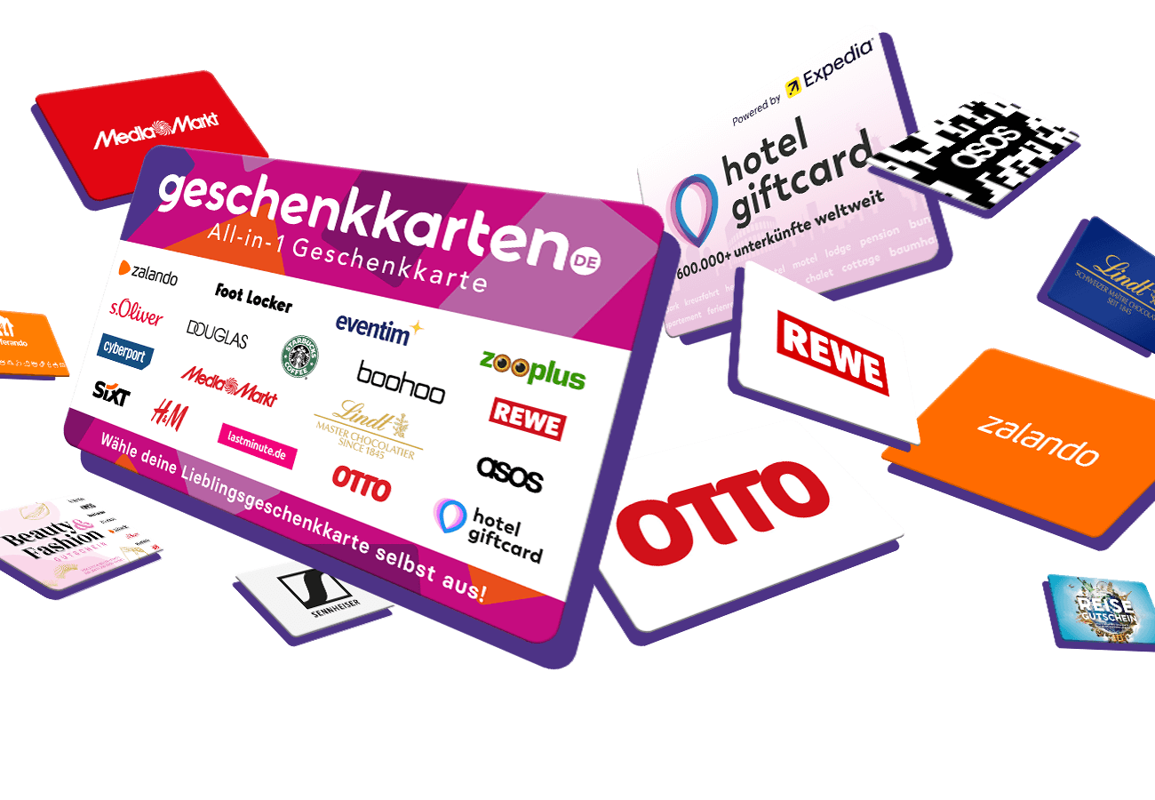 Bestellen Sie die All-in-1 Geschenkkarte