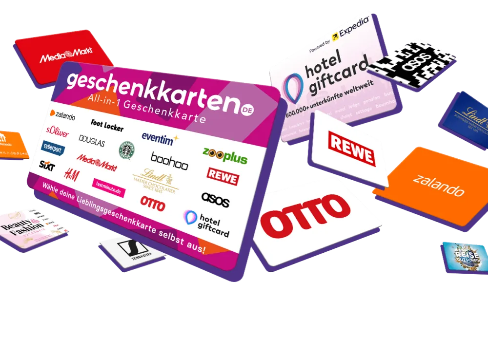 Bestellen Sie die All-in-1 Geschenkkarte