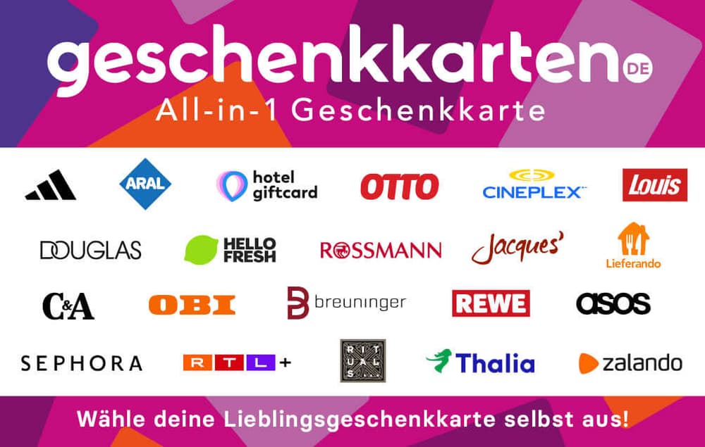 All-in-1 Geschenkkarte