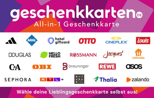 All-in-1 Geschenkkarte