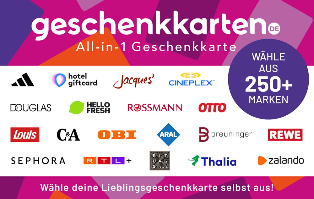 All-in-1 Geschenkkarte