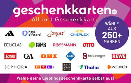 All-in-1 Geschenkkarte