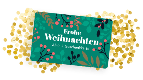 All-in-1 Frohe Festtage Geschenkkarte ansehen